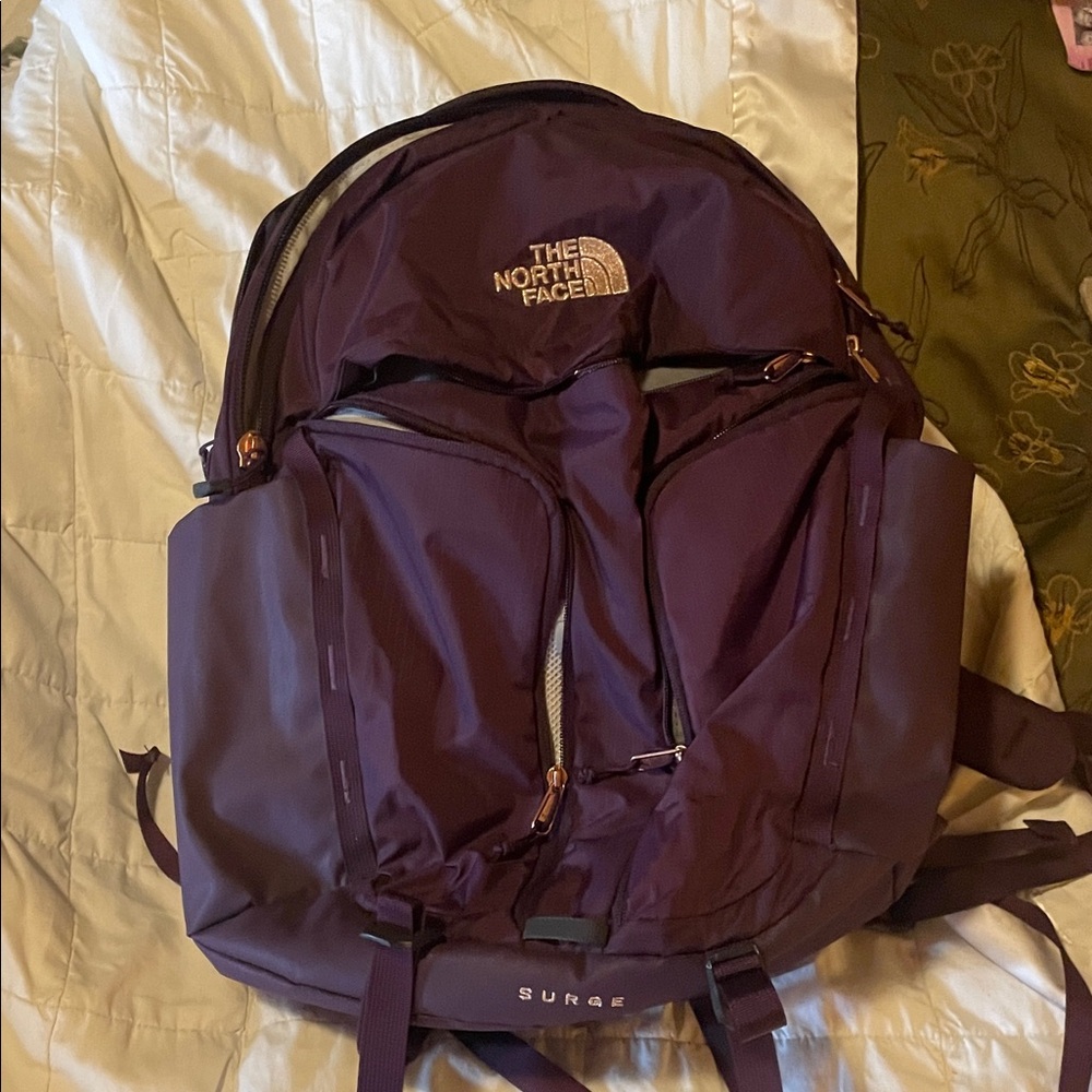The North Face Surge Backpack - Dark Purple